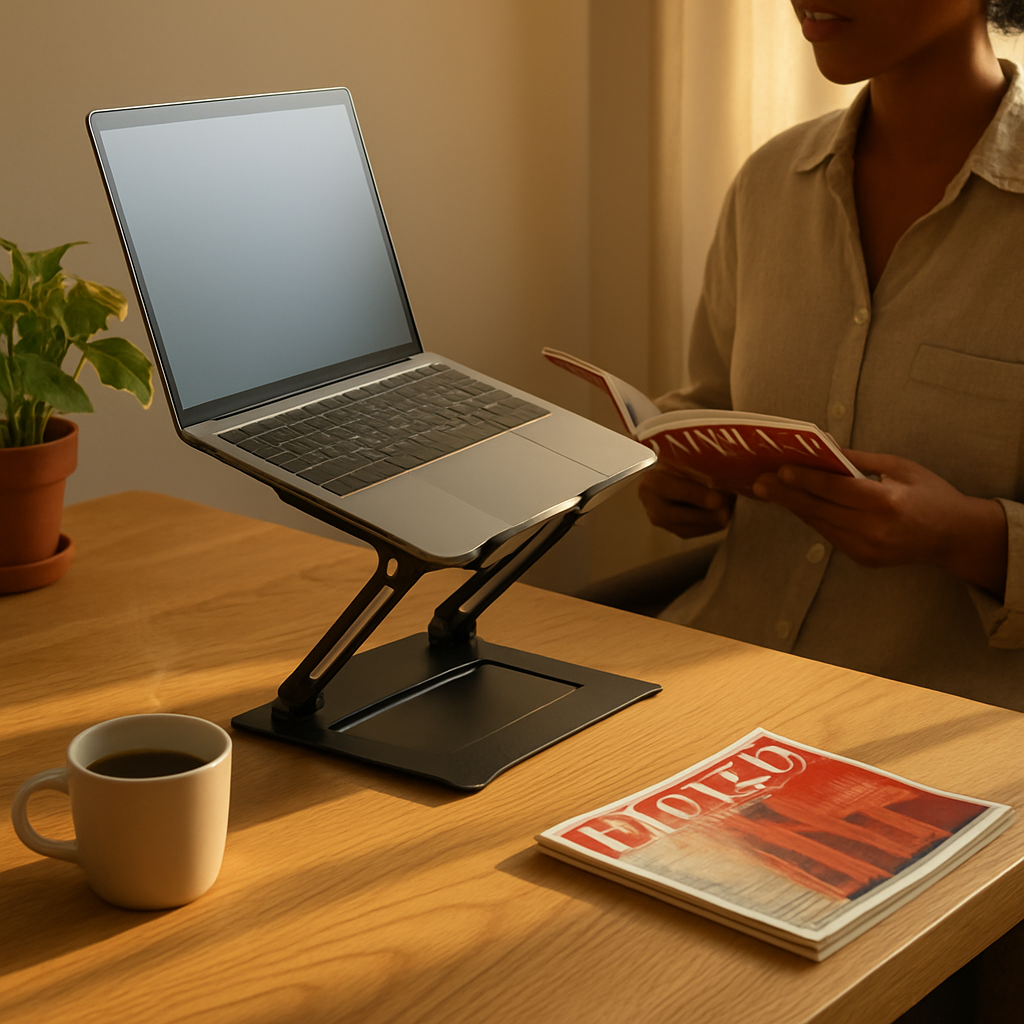 Laptop Stand Aluminum Angle Adjustable Ergonomic Holder
