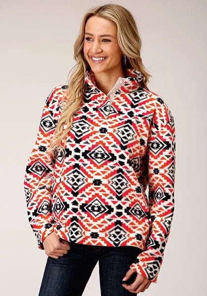 Roper 1350 Polar Print (Multi) - Women's Fleece Pullover