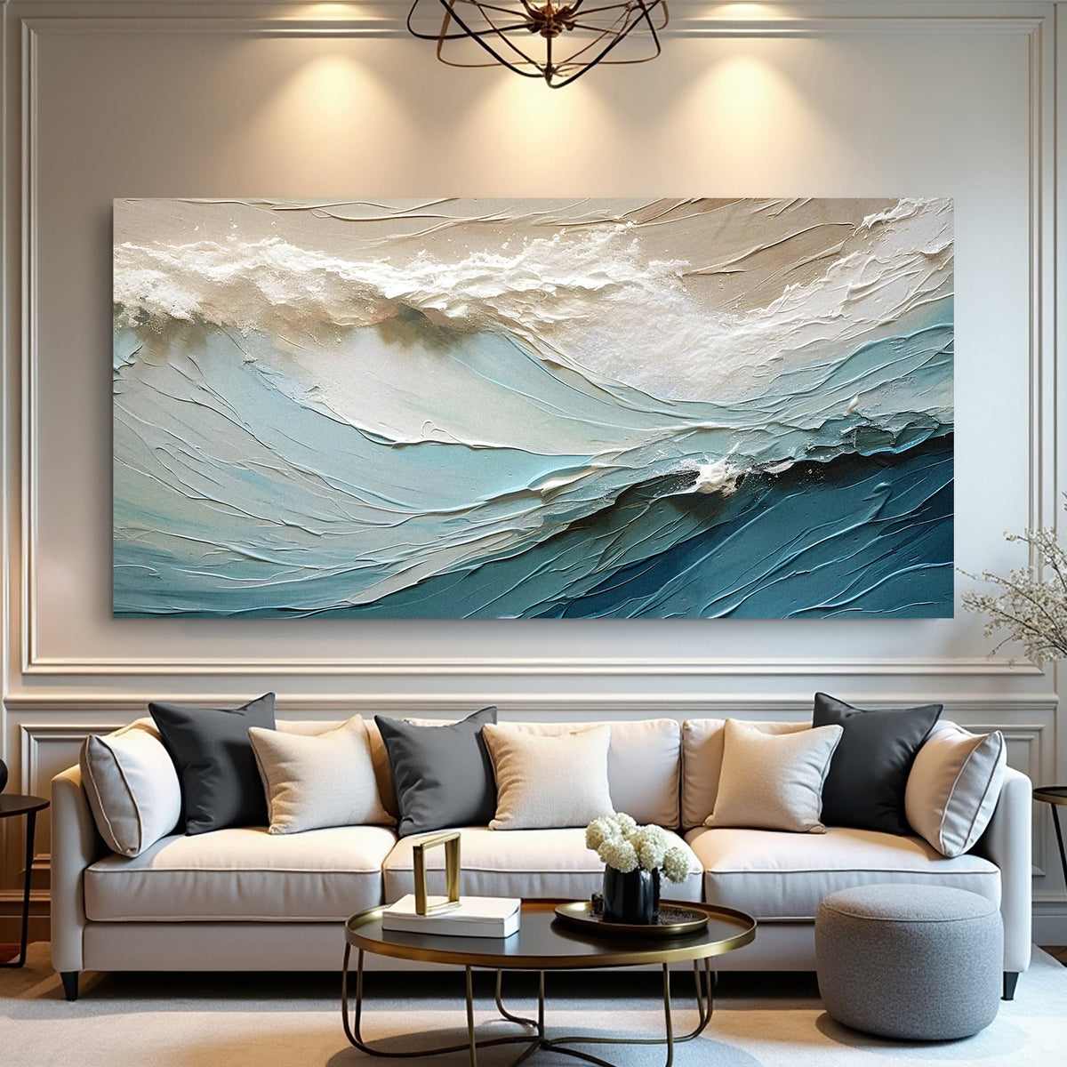 Beige Minimalist Wall Art