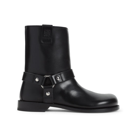 Loewe Campo Biker Shearling Boots Women
