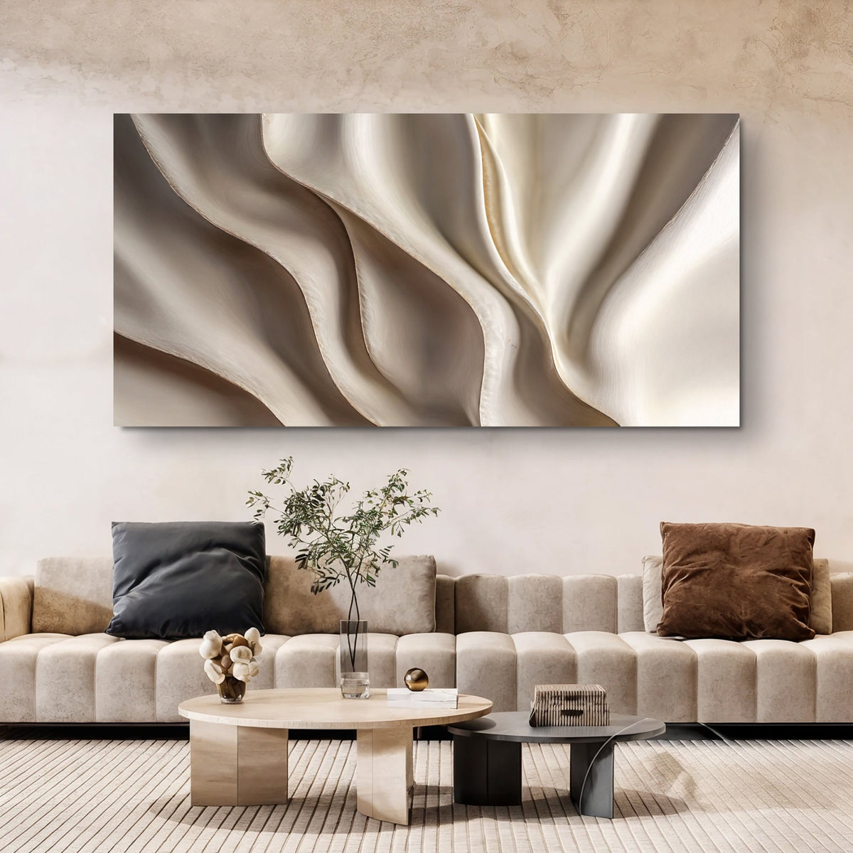 Beige Minimalist Wall Art V