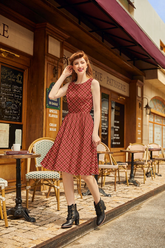 Plaid Vintage Dress