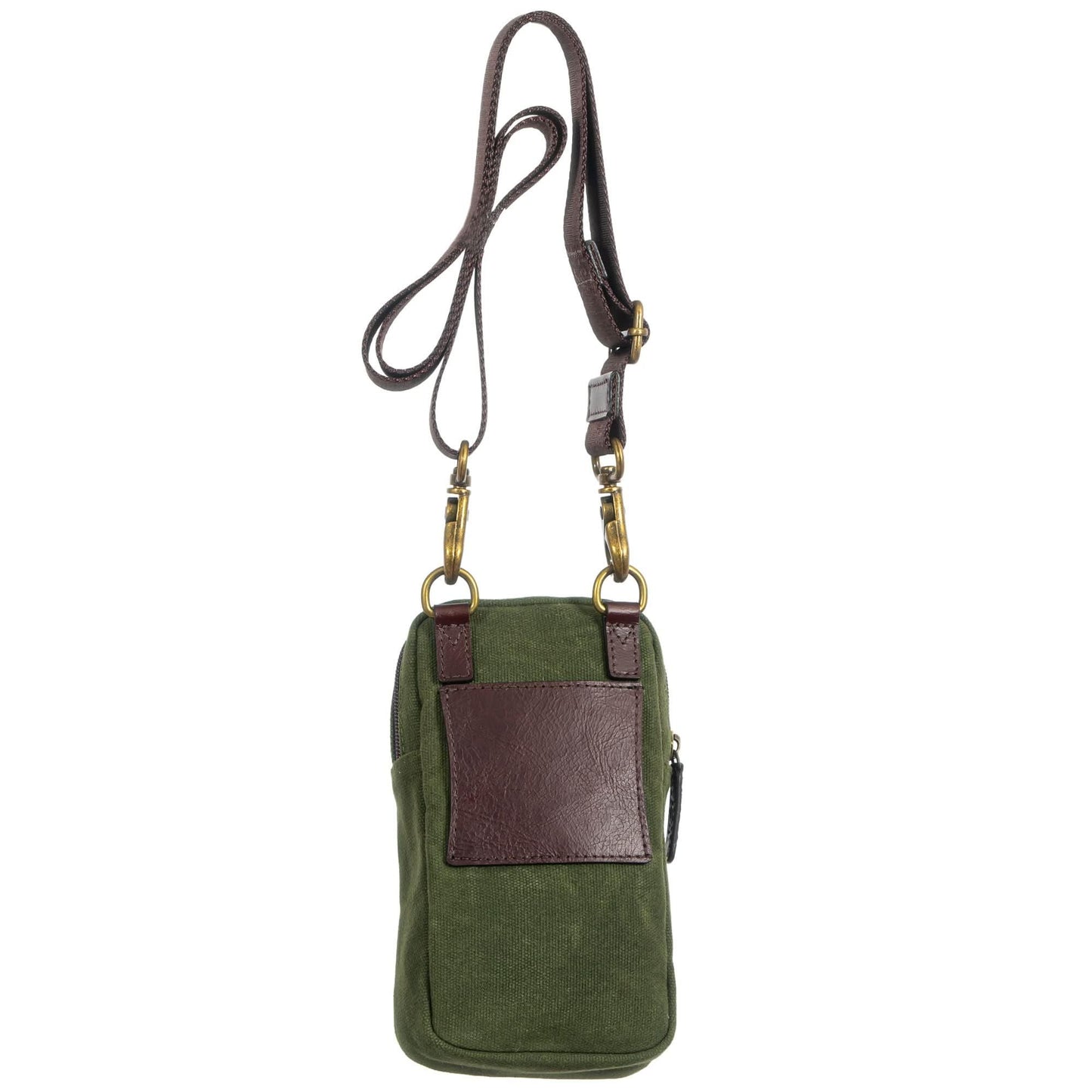 Waxed Canvas Phone Case Wallet – Maxwell Crossbody Phone Pouch