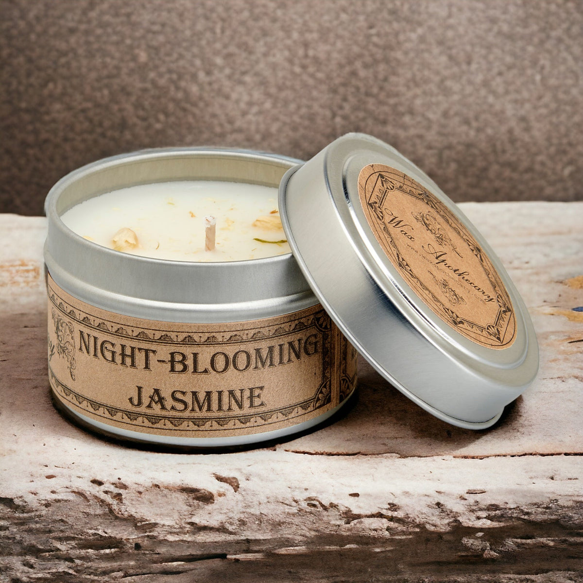 Night-Blooming Jasmine Botanical Candle Travel Tin