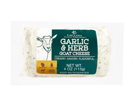 LaClare Garlic & Herb Goat Cheese
