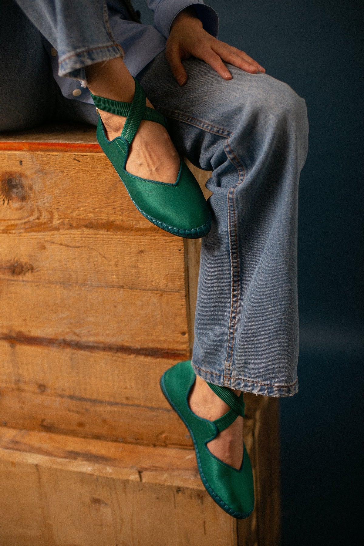 Loafers Aqua