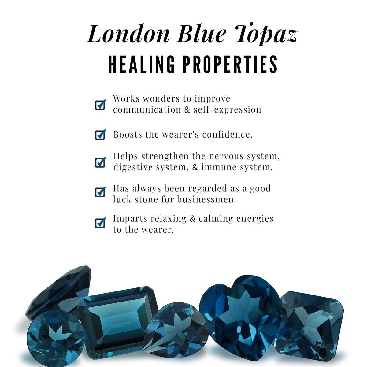 Oval Cut London Blue Topaz Full Eternity Band with Diamond