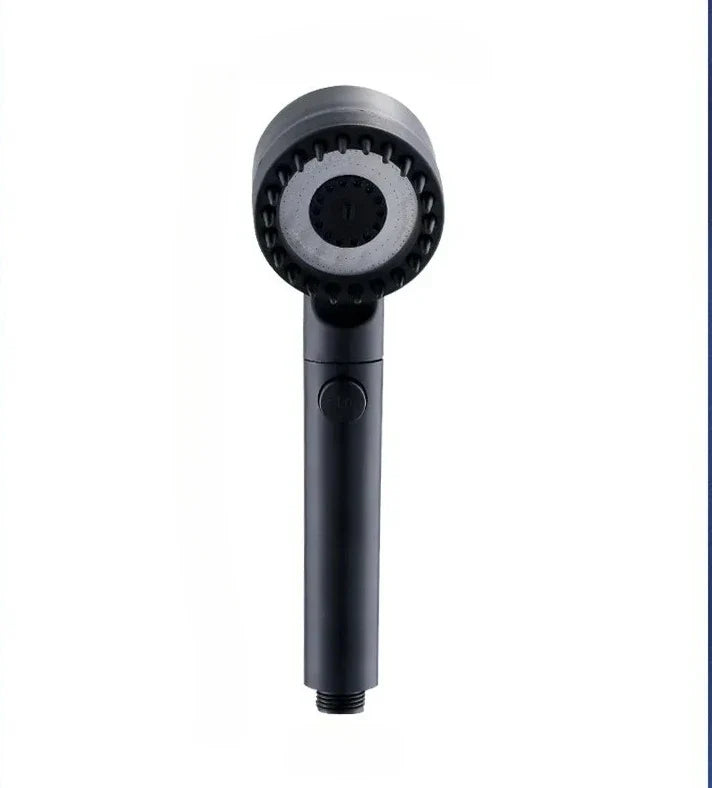 High Pressurized Filter Shower Head 3-mode Adjustable Spray with Massage Brush Rain Faucet Bathroom Accessories