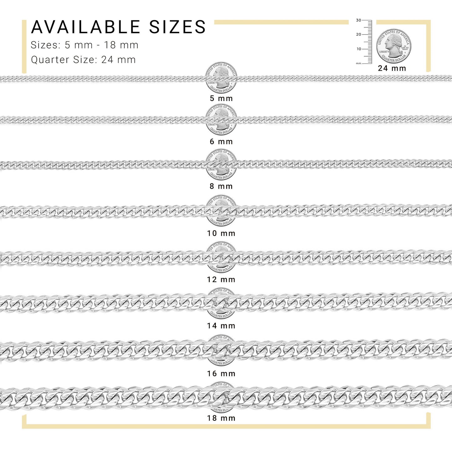Cuban Link Chain Silver Curb Bracelet 8.5" Stainless Steel Men Jewelry