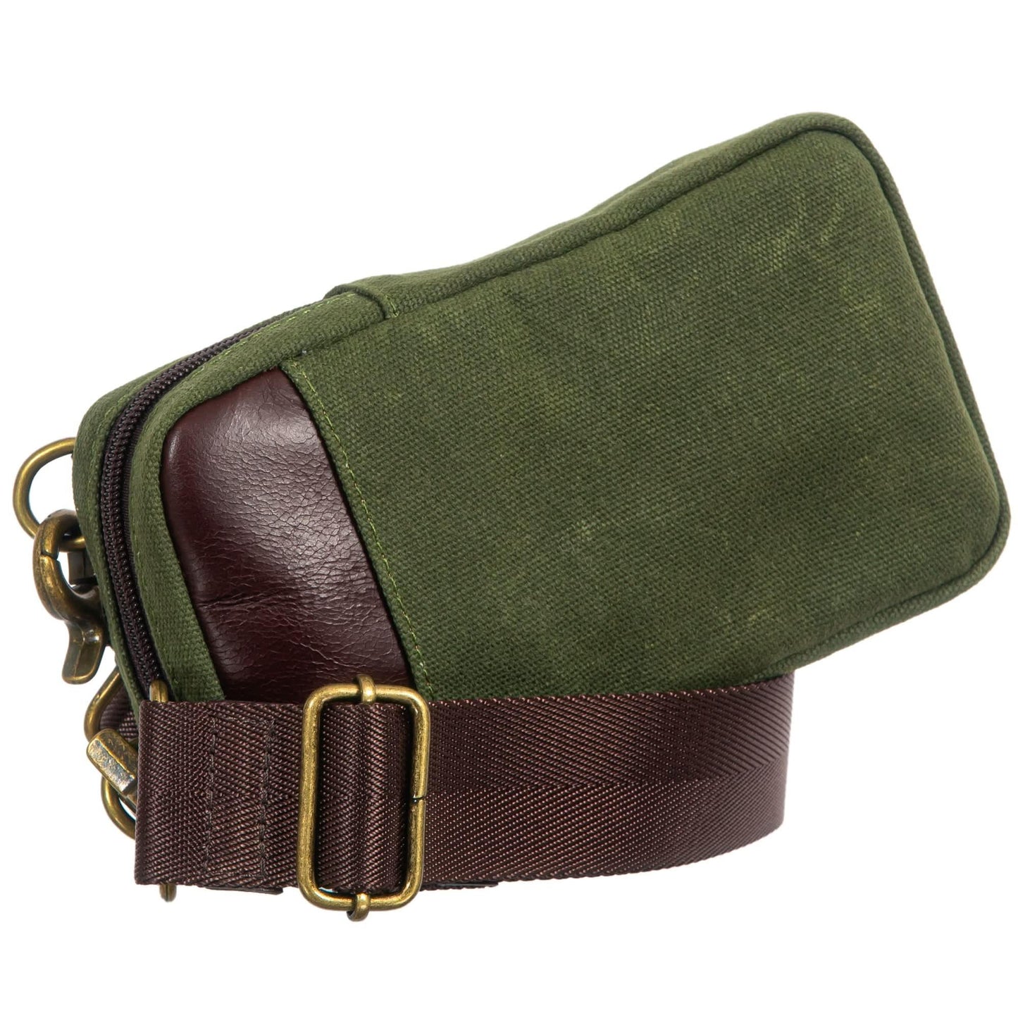Waxed Canvas Phone Case Wallet – Maxwell Crossbody Phone Pouch