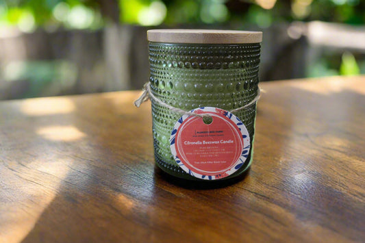 Citronella Beeswax Candle by Almosta Bee Farm