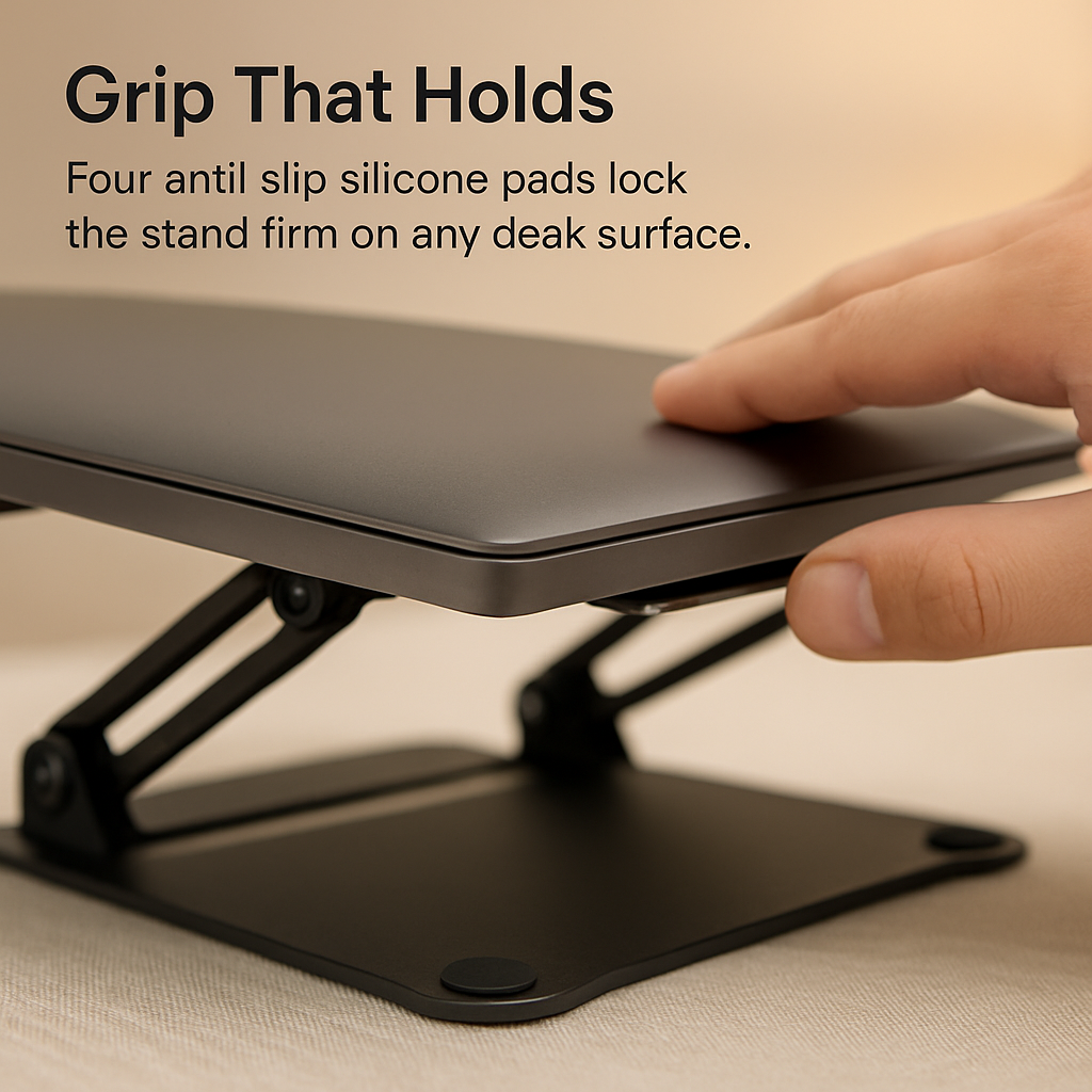 Laptop Stand Aluminum Angle Adjustable Ergonomic Holder