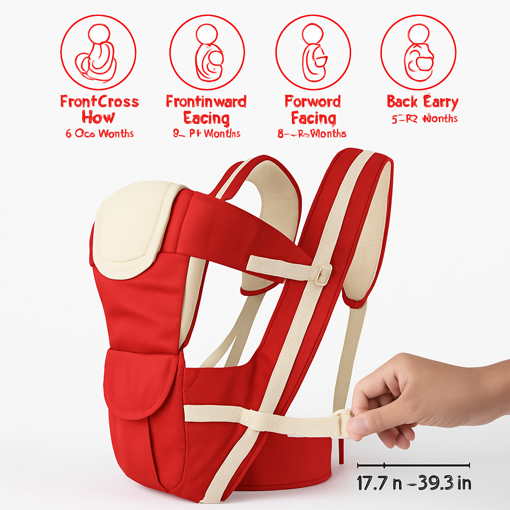 Breathable Baby Carrier Adjustable Wrap Sling