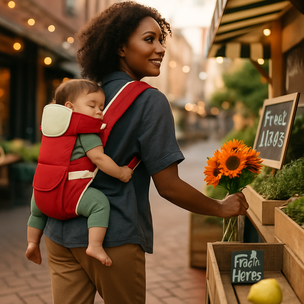 Breathable Baby Carrier Adjustable Wrap Sling
