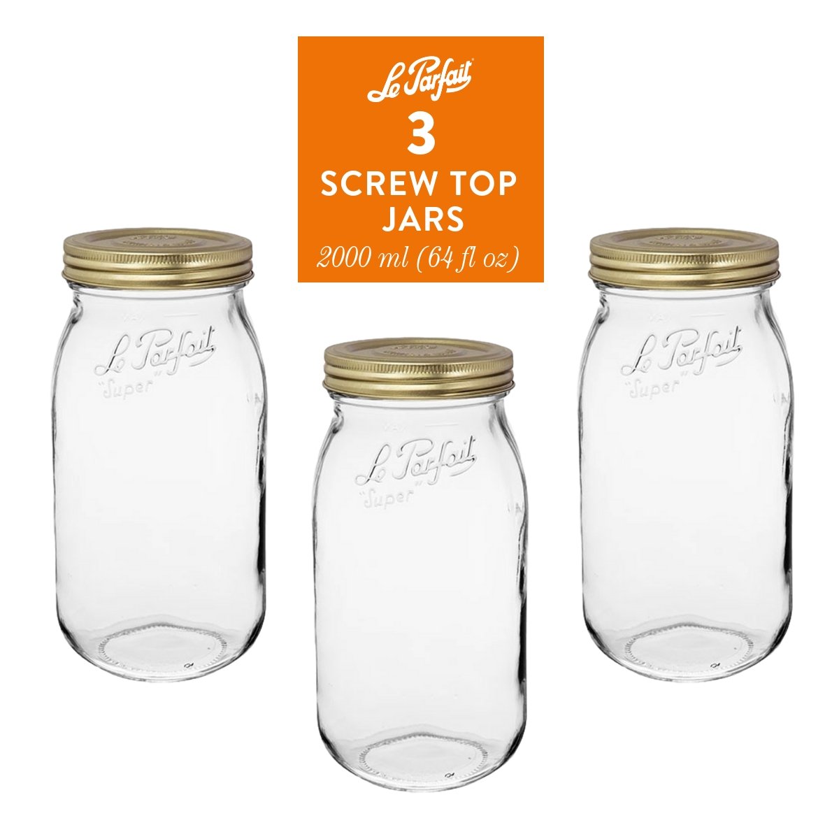 Screw Top Jars for Fresh Food Storage Solutions