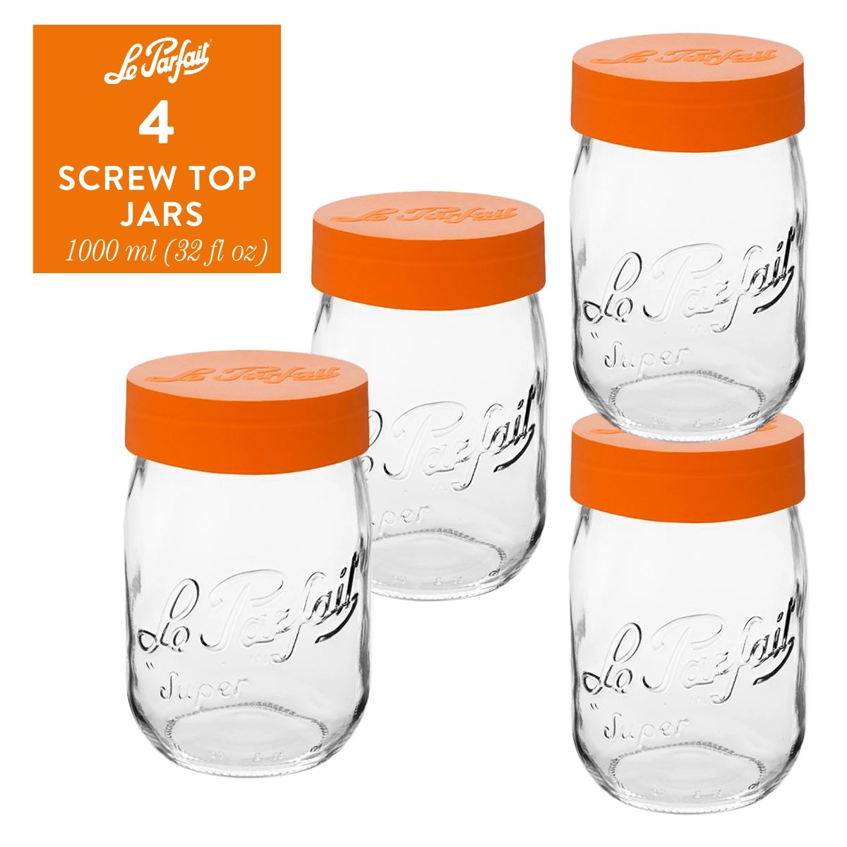 Screw Top Jars for Fresh Food Storage Solutions